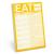 EAT Notepad with Magnet