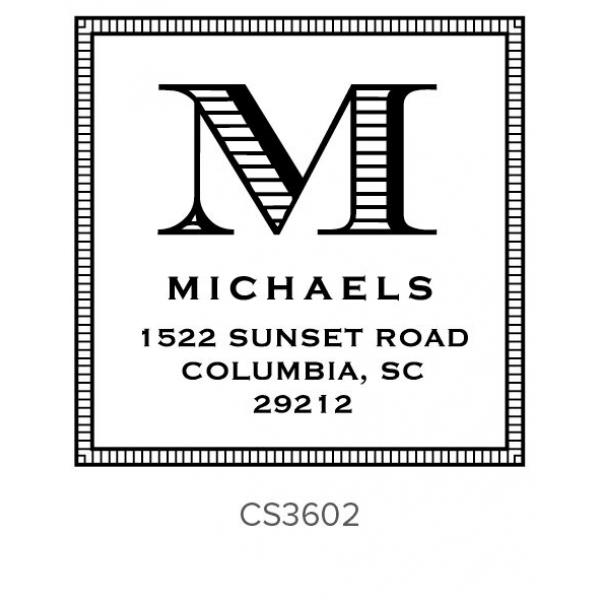 Custom Address Stamps CS3602