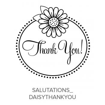 Salutations_DaisyThankyou Stamp