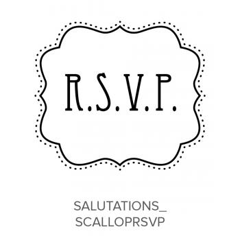 Salutations_ScallopRSVP Stamp